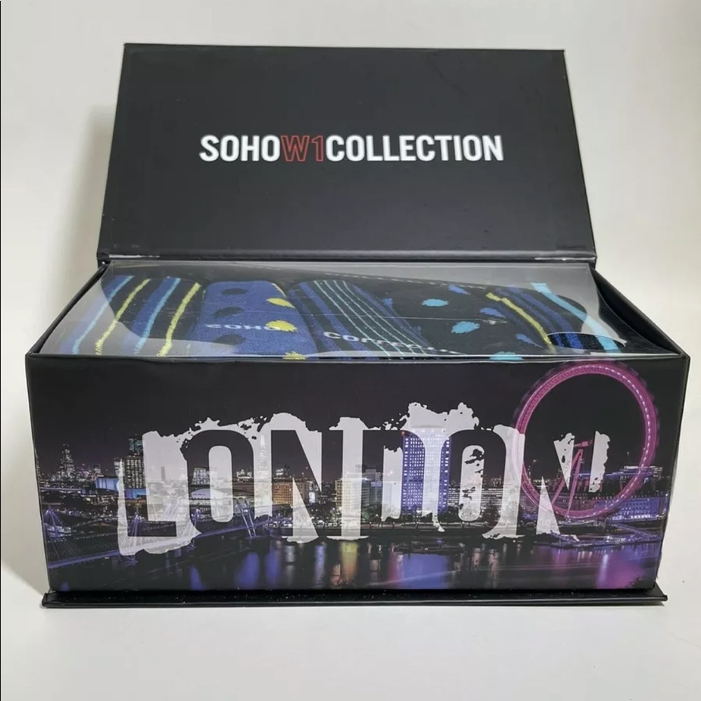 Men’s SohoW1Collection London Socks